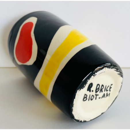 Petit vase en faïence Roland Brice et Fernand Léger Biot