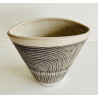 Modernist ceramic vase Jean Austruy 60s