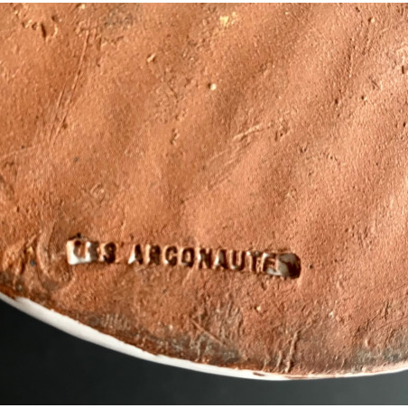 Les Argonautes Vallauris sandstone flowerpot 1960s