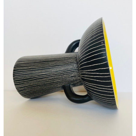 Modernist ceramic vase Jean de Lespinasse 50s/60s