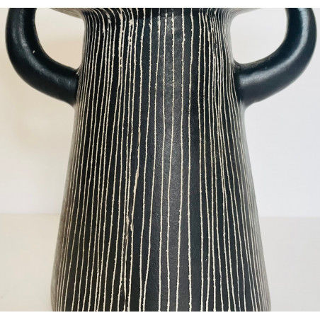 Modernist ceramic vase Jean de Lespinasse 50s/60s