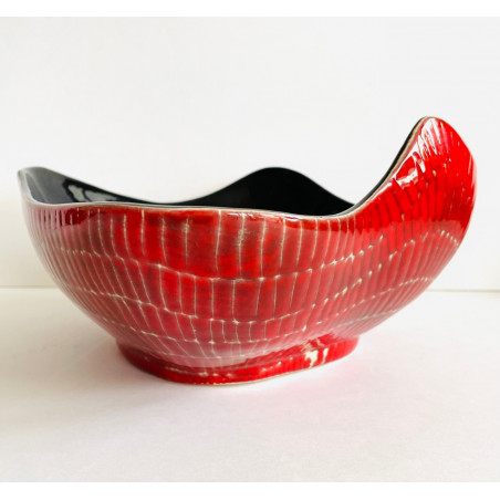 Rare ceramic cup by Jean de Lespinasse 60s