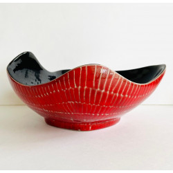 Rare ceramic cup by Jean de Lespinasse 60s