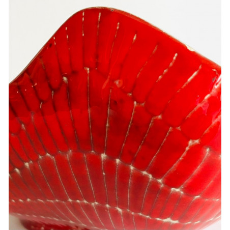 Rare ceramic cup by Jean de Lespinasse 60s