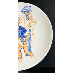 Limoges Porcelain Plate By Jean Cocteau