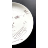 Assiette en porcelaine de Limoges décor de Jean Cocteau