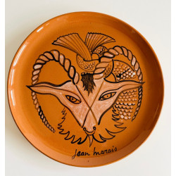 Jean Marais Vallauris plate...