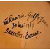 Jean Marais Vallauris plate "Aries head" 1987