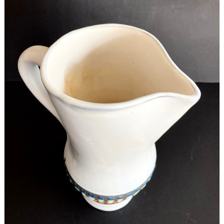 Earthenware pitcher vase by Roger Capron Vallauris 60s
