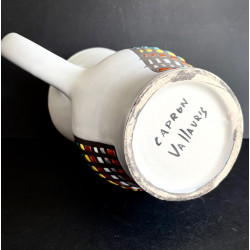 Earthenware pitcher vase by Roger Capron Vallauris 60s
