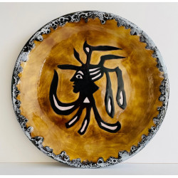 Ceramic plate by Jean Lurçat Sant Vicens