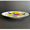 "Carnival" Limoges porcelain dish by Sonia Delaunay Edition Artcurial