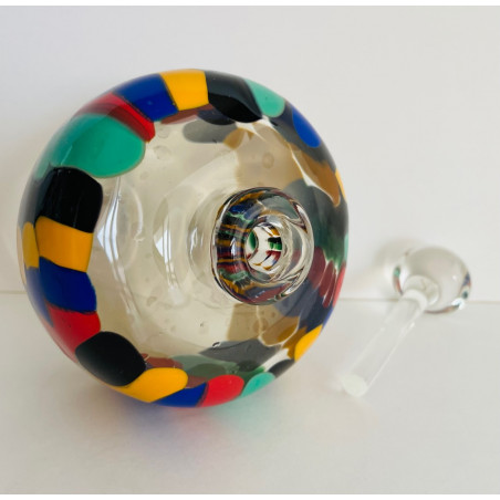 Flacon en verre par Jean-Luc Carcin 1990