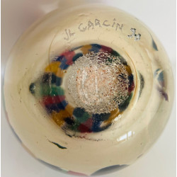 Flacon en verre par Jean-Luc Carcin 1990