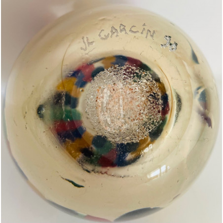 Flacon en verre par Jean-Luc Carcin 1990