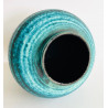 Large  blue vase Accolay "Gauloise" series