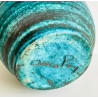 Large  blue vase Accolay "Gauloise" series