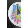 Decorative plate Colette Guéden for Primavera Limoges