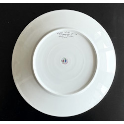 Decorative plate Colette Guéden for Primavera Limoges