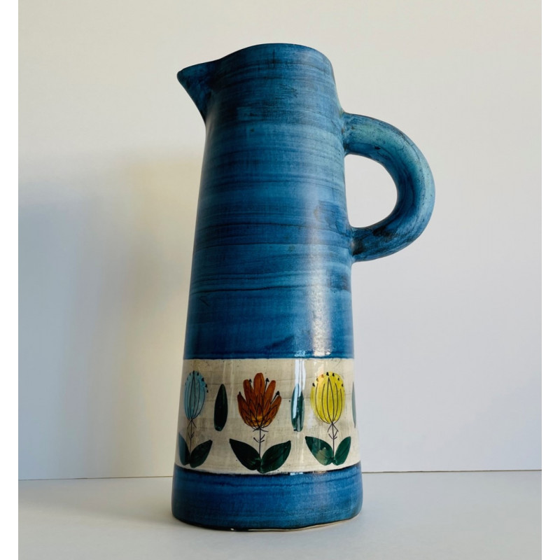 Large ceramic pitcher by Jean de Lespinasse 60s