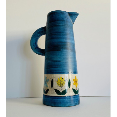 Large ceramic pitcher by Jean de Lespinasse 60s