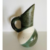 Stoneware pitcher Gilbert Valentin Les Archanges Vallauris