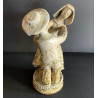 "young Dancers" Sandstone Sculpture La Borne J.lerat 1950