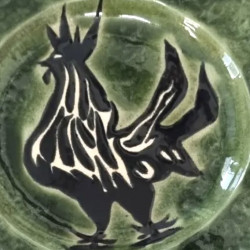 Ceramic Rooster Plate by Jean Lurçat Sant Vicens
