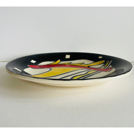 Earthenware "fish" dish by Roland Brice Biot 1950s