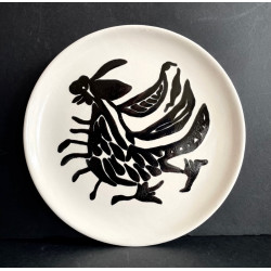 Ceramic Rooster Plate by...