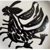 Ceramic Rooster Plate by Jean Lurçat Sant Vicens