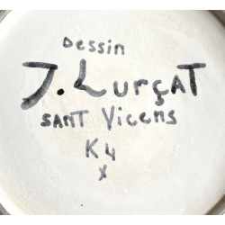 Assiette au Coq Céramique de Jean Lurçat Sant Vicens