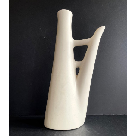 Earthenware "whisky" bottle by Roger Capron Vallauris