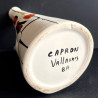 Earthenware "whisky" bottle by Roger Capron Vallauris