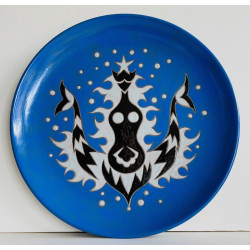 Large Ceramic Dish By Jean...