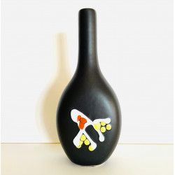 Ceramic Bottle André Baud Vallauris 60s