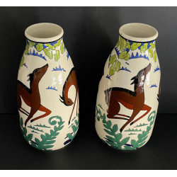 Paire de vases art déco...
