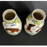 Pair of art deco vases Boch Frères kéramis Charles Catteau