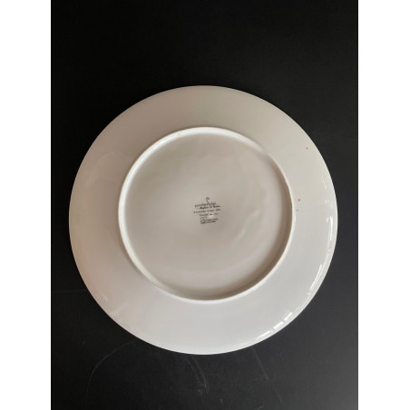 "Carnival" porcelain dish designed by Jean Cocteau Couleuvre factory