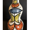 Large Earthenware Bottle By Roger Capron Vallauris