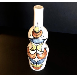 Large Earthenware Bottle By Roger Capron Vallauris