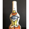 Large Earthenware Bottle By Roger Capron Vallauris
