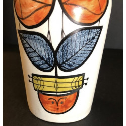 Large Earthenware Bottle By Roger Capron Vallauris