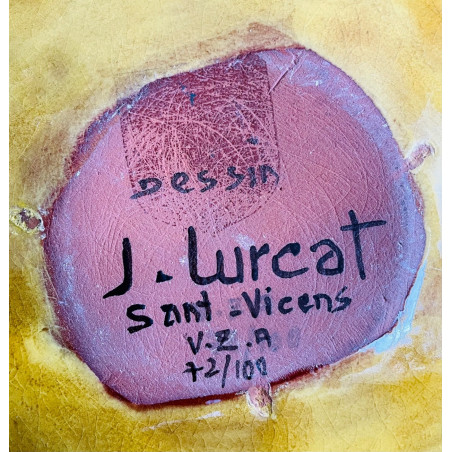 Large Earthenware Cup By Jean Lurçat In Sant Vicens