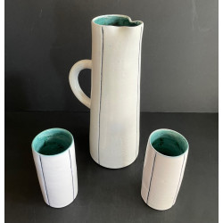 Earthenware set by Jacques...