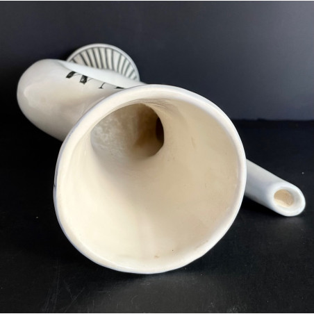 Earthenware "Rum" bottle by Roger Capron Vallauris