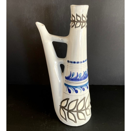 Earthenware bottle by Roger Capron, Vallauris