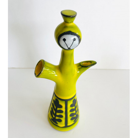 Anthropomorphic Oil And Vinegar Pot By Roger Capron Vallauris