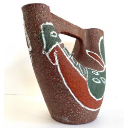 Accolay stoneware zoomorphic vase