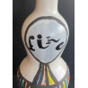 "fine” Earthenware Bottle Roger Capron Vallauris